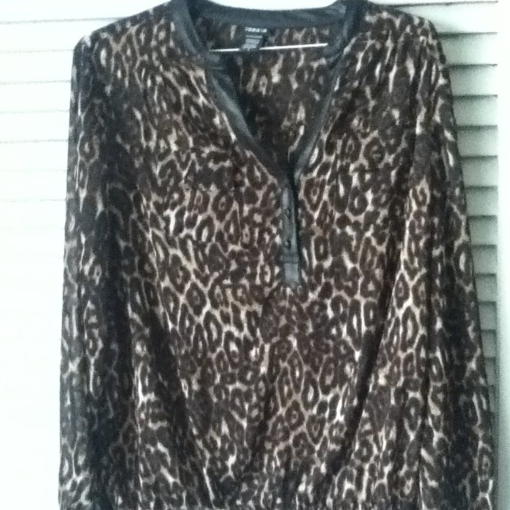 Leopard Print Blouse